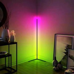 Lampadar LED RGB colt cu activare sonora 150 cm