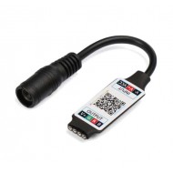 Controler banda led RGB Bluetooth 5v 12v 24v aplicatie telefon culoare neagra