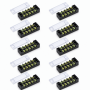 Regleta electrica 5 poli 15A 600V, cu capac, TB-1505, set 10 bucati
