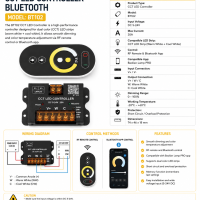 Controler banda led CCT 5-24V 20A Bluetooth BT102