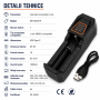 Incarcator acumulatori 18650 Li-ion USB Type-C 4.2V 1A