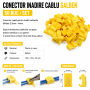 Conector rapid cu Infiletare galben 50 buc 2.5-4mm
