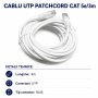 Cablu cat 5e UTP Patchcord 3m RJ45 pentru internet