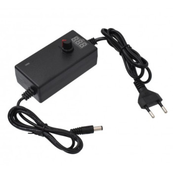 Alimentator reglabil 3v-12v 2a cu potentiometru si afisaj lcd