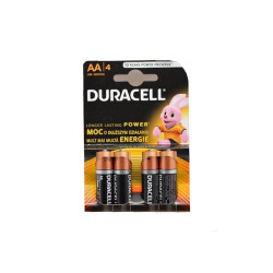 Baterii alkaline Duracell R6 AA set de 4 bucati
