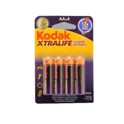 Baterii alkaline Kodak XTRALIFE R6 AA set de 4 bucati