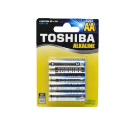 Baterii alkaline Toshiba R6 AA set de 4 bucati