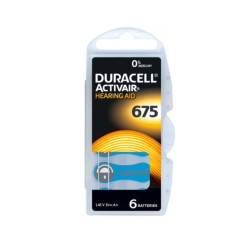Baterii aparat auditive Duracell 675 zinc air 1.45V set 6 bucati