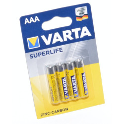 Baterii Varta Superlife R3 AAA set de 4 bucati