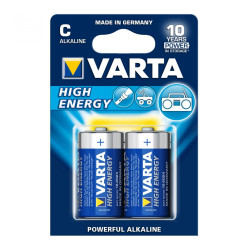 Baterie Alkalina Varta High-Energy R14 C set 2 bucati