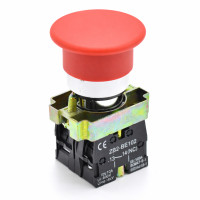 Buton Motor 220V Ciuperca Revenire ON-OFF  BC45 Rosu