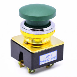 Push buton fara retinere LA2-J verde tip ciuperca NC 5A