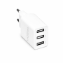 Incarcator retea 3xUSB 3.1A cu cablu Micro USB TREQA