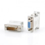 Adaptor DVI VGA 24+1 tata la VGA mama