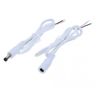 Cablu alb DC 2,1mm set mama-tata