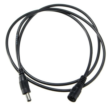 Cablu alimentare-prelungire DC 2,1X5,5 mm mama-tata 1 m