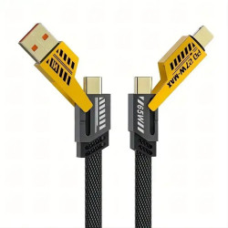 Cablu de date 4 in 1 super fast PD 27W, USB 65W, 1.2m