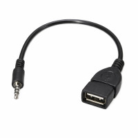 Cablu OTG Jack 3.5 mm USB Mama pentru conectare audio