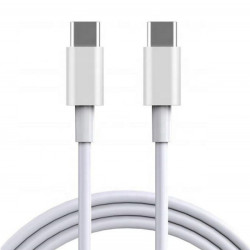 Cablu usb c fast charge tip C la tip C 1m alb, 5A PD