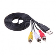 Cablu usb rca 1.5m – adaptor audio video USB RCA