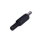 Mufa alimentare tata DC 2.1x5.5 mm cu prindere pe fir