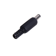 Mufa alimentare tata DC 2.1x5.5 mm cu prindere pe fir