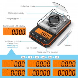 Cantar miligrame electronic interval 0.006 g la 50 g
