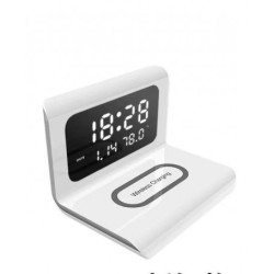 Ceas cu incarcare wireless – Afisaj digital si functie rapida