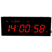 Ceas cu cronometru JH-130 LED rosu cu telecomanda si alarma