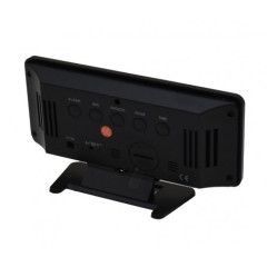Ceas de camera – LED alb, alarma si afisaj tip oglinda
