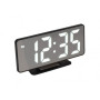 Ceas de camera – LED alb, alarma si afisaj tip oglinda