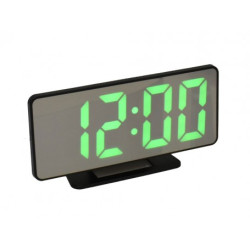 Ceas electronic de camera – LED verde si afisaj oglinda