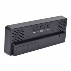 Ceas de camera LED alb, oglinda, termometru si alarma
