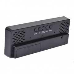 Ceas digital de camera cu termometru, LED verde, alarma