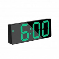 Ceas digital de camera cu termometru, LED verde, alarma
