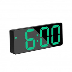 Ceas digital de camera cu termometru, LED verde, alarma