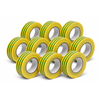 Banda Izoliera Colorata Galben Verde 10m Electric set 10 bucati