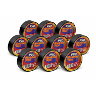 Banda Izoliera Neagra 19mm x 10m Set 10 buc