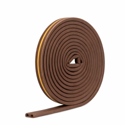 Garnitura etansare autoadeziva maro 9x6mm, 10m, pentru usi si ferestre
