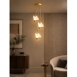 Lustra fluturi 18W 1500lm, 3000K/4000K/6500K, D350x1000mm