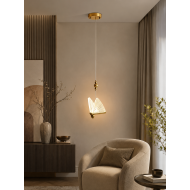 Lustra led fluture 6W 480lm, 3000K/4000K/6500K, D240x1000mm