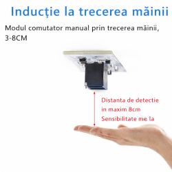 Senzor miscare banda led Sweep-hands SW v2.0 5-24V