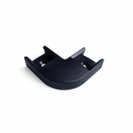 Conector de colt negru 90 grade pentru profil aplicat banda LED
