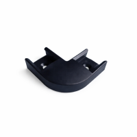 Conector de colt negru 90 grade pentru profil aplicat banda LED