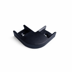 Conector de colt negru 90 grade pentru profil aplicat banda LED