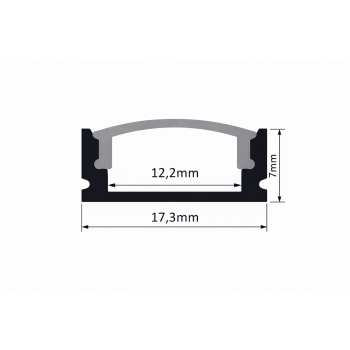 Conector de colt alb 90 grade pentru profil aplicat banda LED