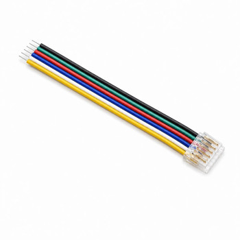 Conector banda led rgb+cct SMD 12mm 6 pini set 10 buc