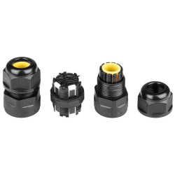 Conector electric exterior etans IP68 pentru cablu 5x2,5mm²