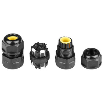 Conector electric exterior etans IP68 pentru cablu 5x2,5mm²