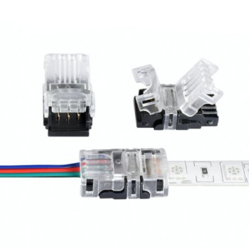 Conector banda LED CCT 10mm 3 pini - 3 fire